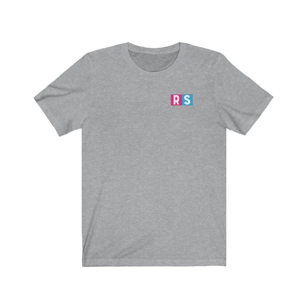 Two Sided RocketSurf RS Unisex Short Sleeve Tee
