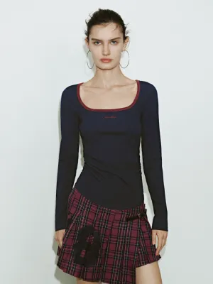 U-Neck Skinny T-Shirts