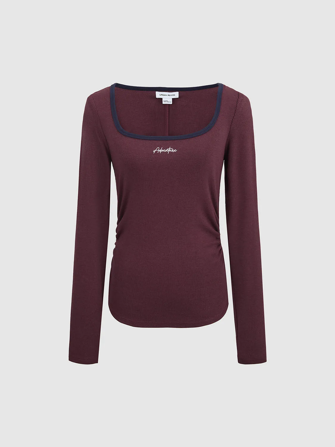 U-Neck Skinny T-Shirts