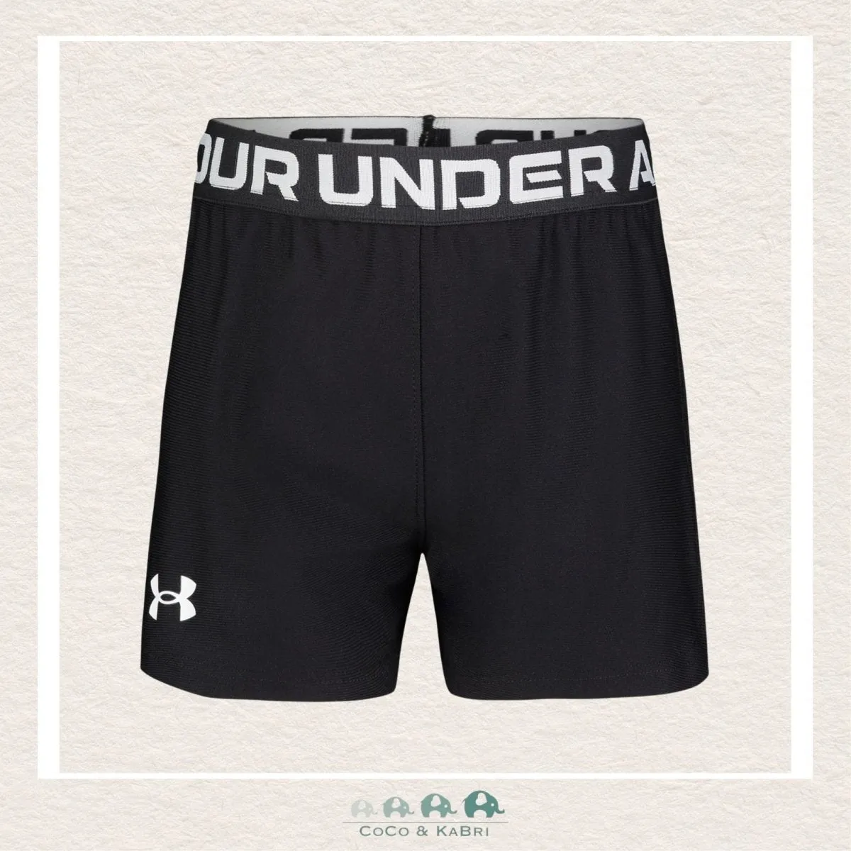 Under Armour Little Girls Play Up Shorts - Black