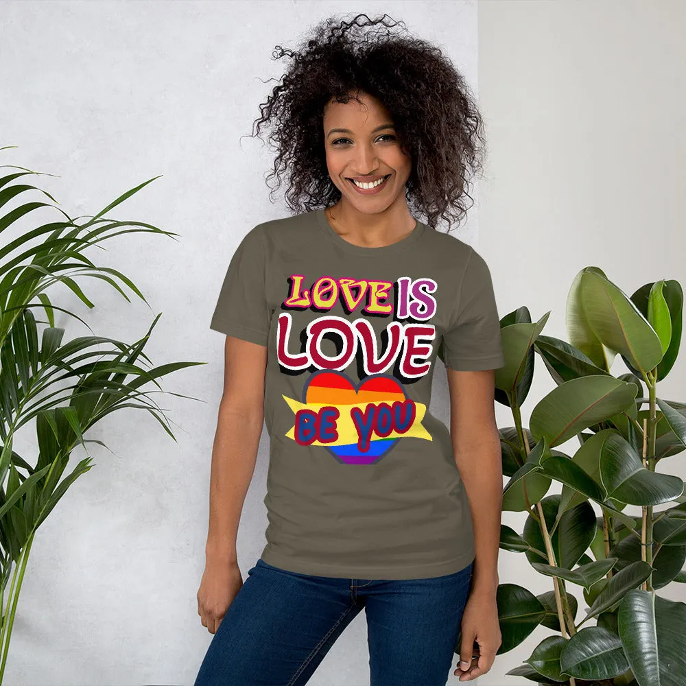 Unisex T-Shirts, Love is Love T shirt, everyday T shirt, Gift, 100% Cotton