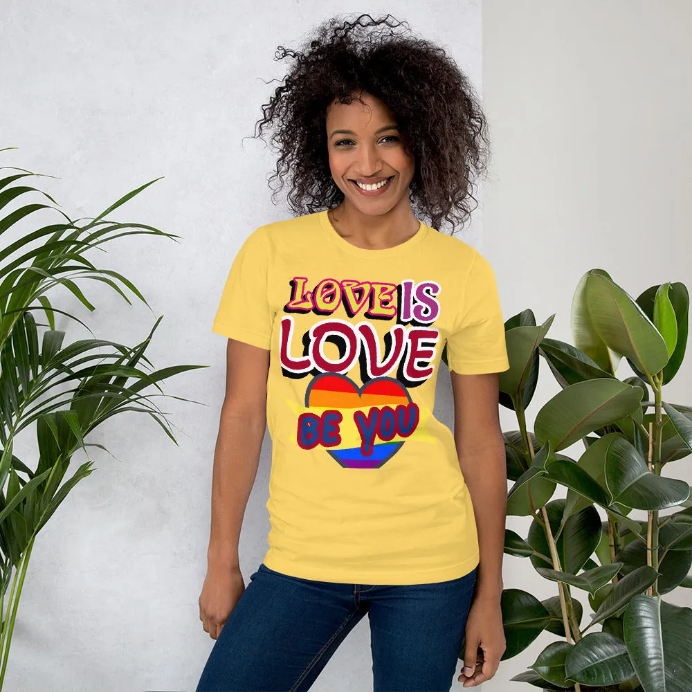 Unisex T-Shirts, Love is Love T shirt, everyday T shirt, Gift, 100% Cotton