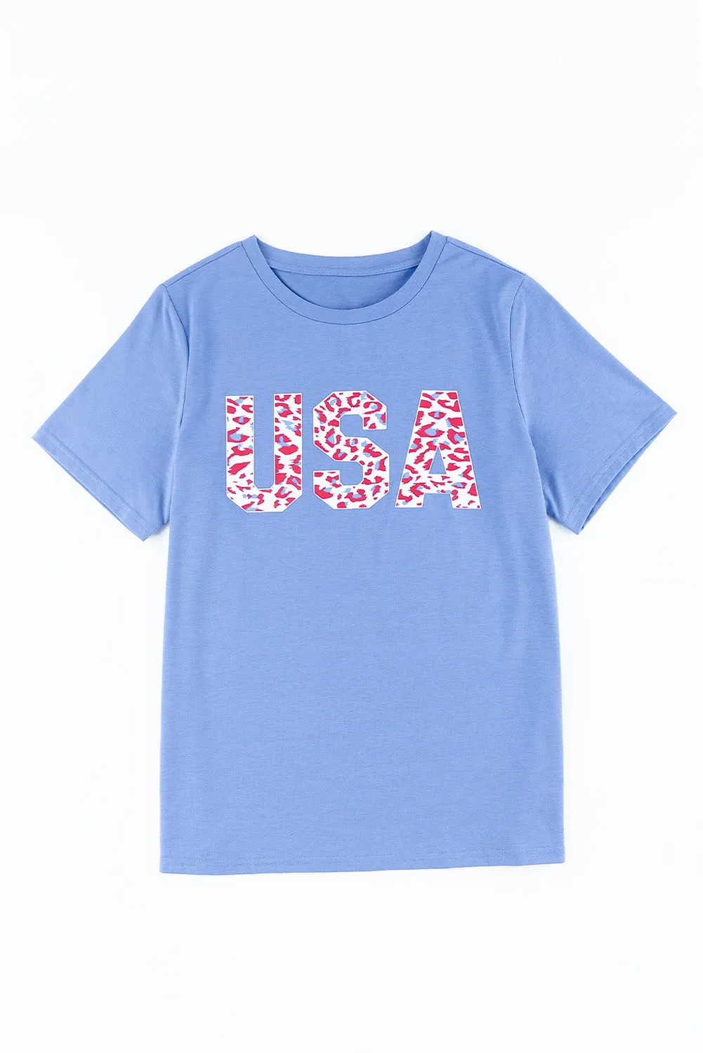 USA Leopard Print T-Shirt