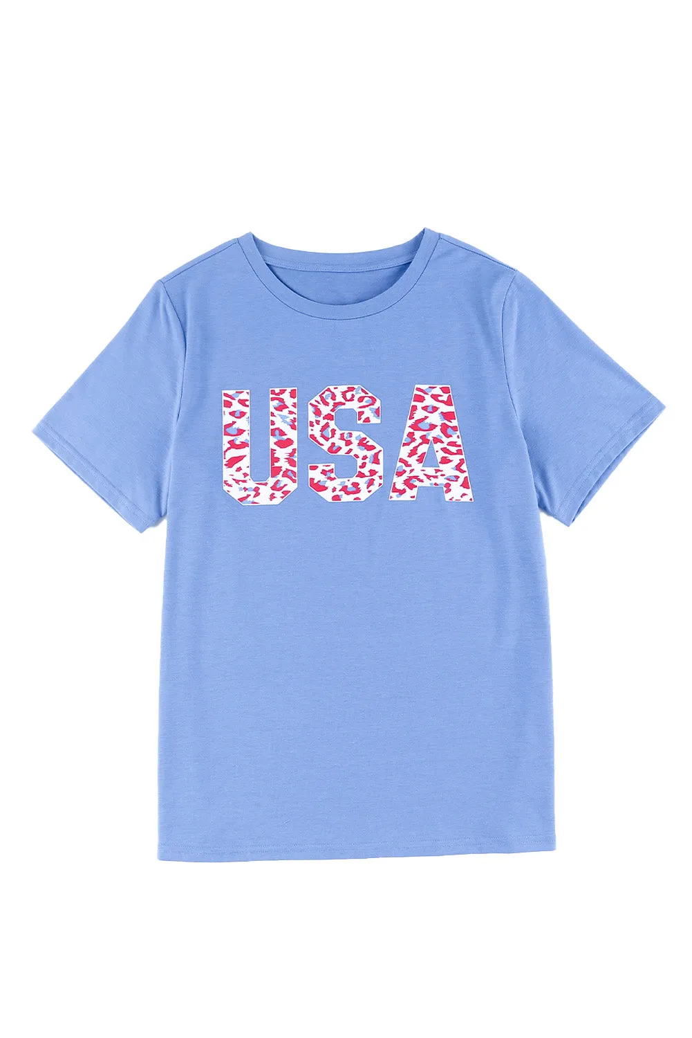 USA Leopard Print T-Shirt