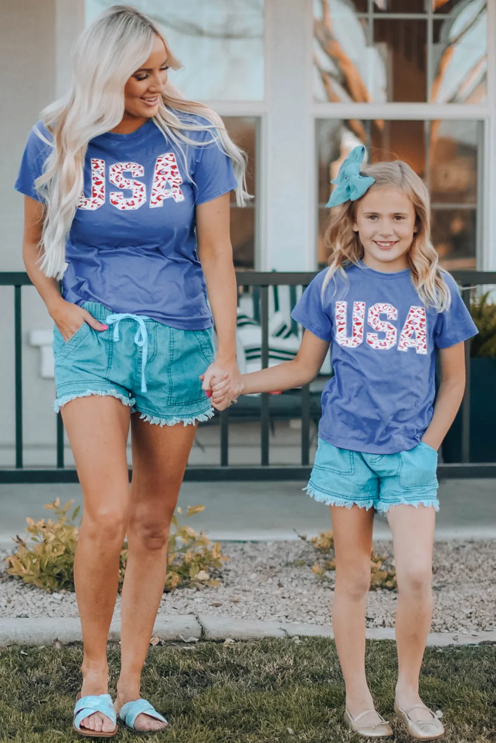 USA Leopard Print T-Shirt