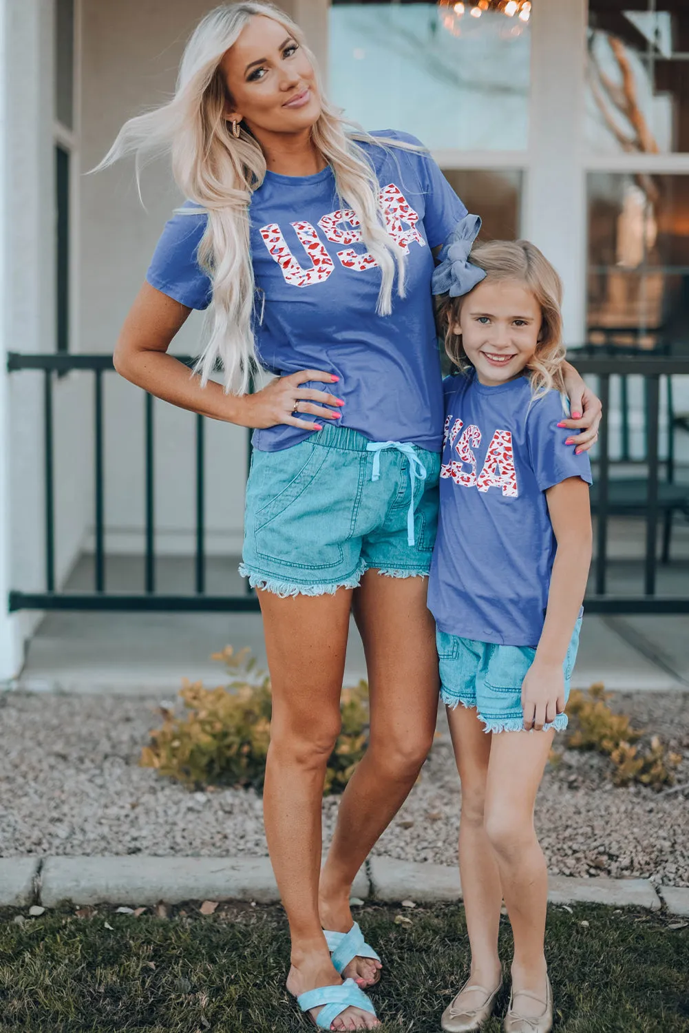 USA Leopard Print T-Shirt
