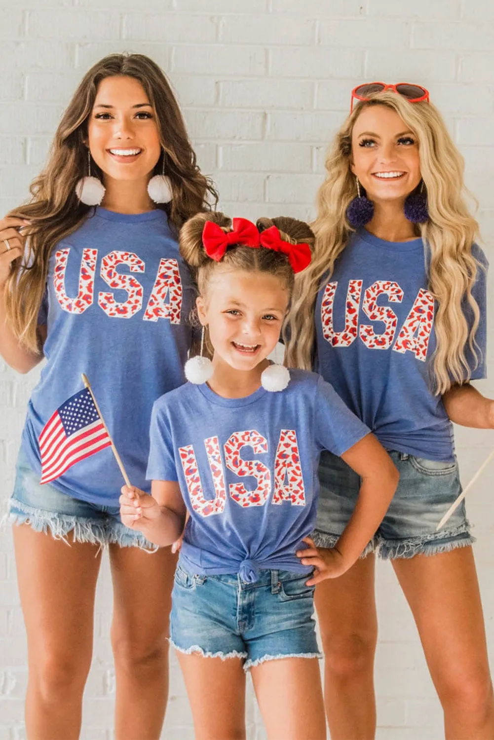 USA Leopard Print T-Shirt