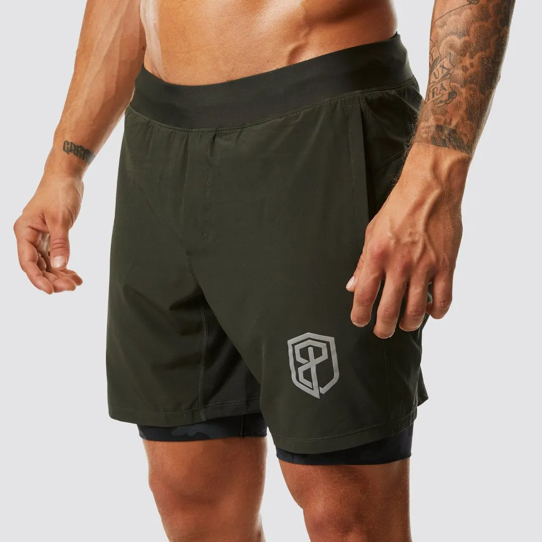 Versatile Short w/ Compression (Tactical Green)
