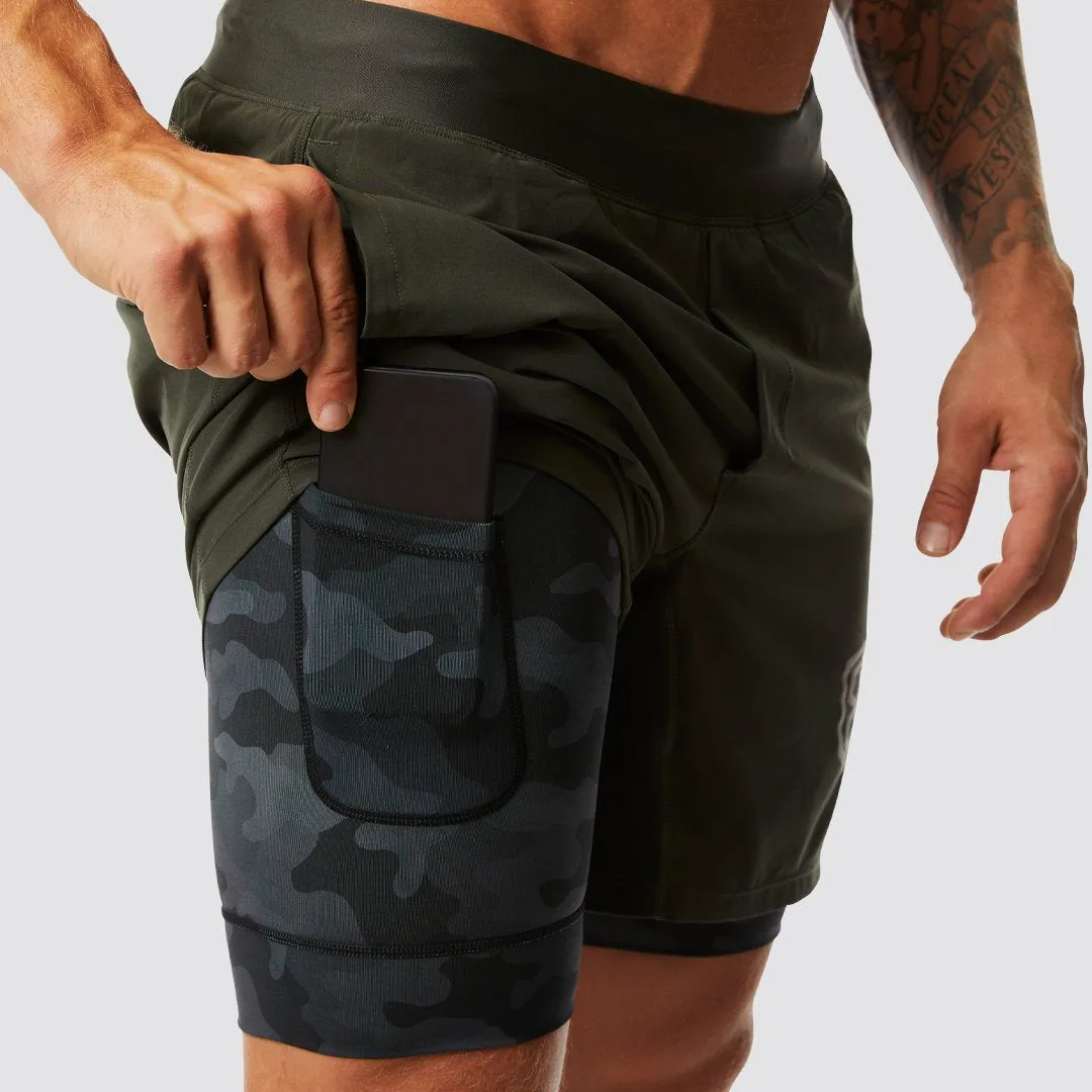 Versatile Short w/ Compression (Tactical Green)