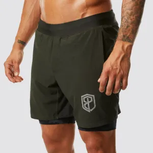 Versatile Short w/ Compression (Tactical Green)