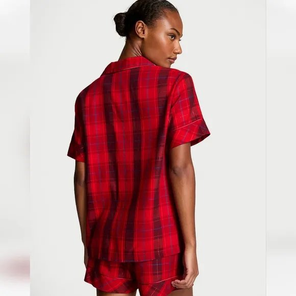Victoria's Secret Flannel Short Pajama Set
