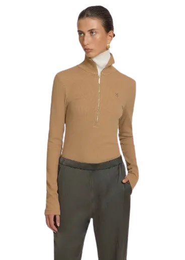 Viktoria & Woods V&W Rib Turtleneck - Camel