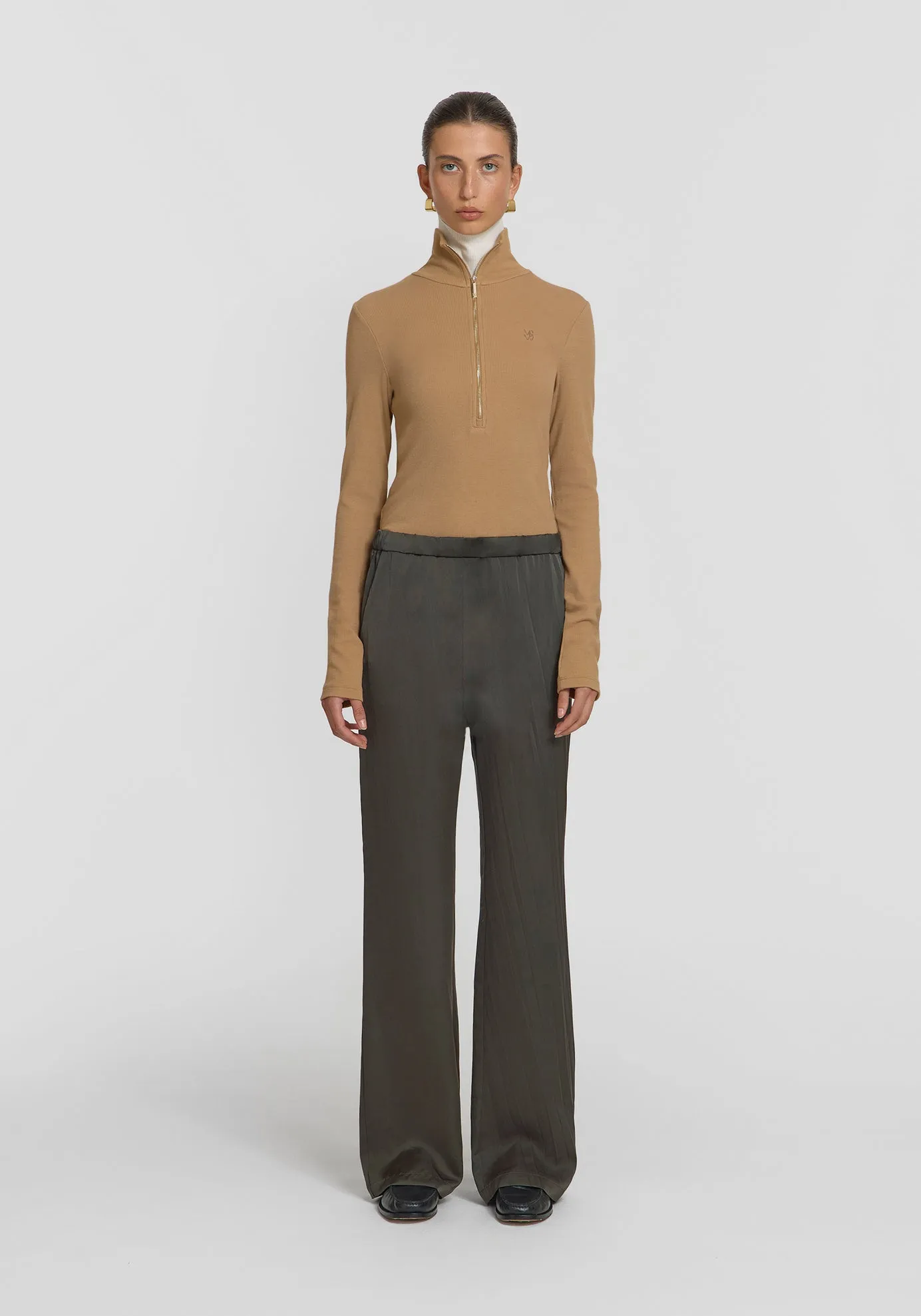 Viktoria & Woods V&W Rib Turtleneck - Camel