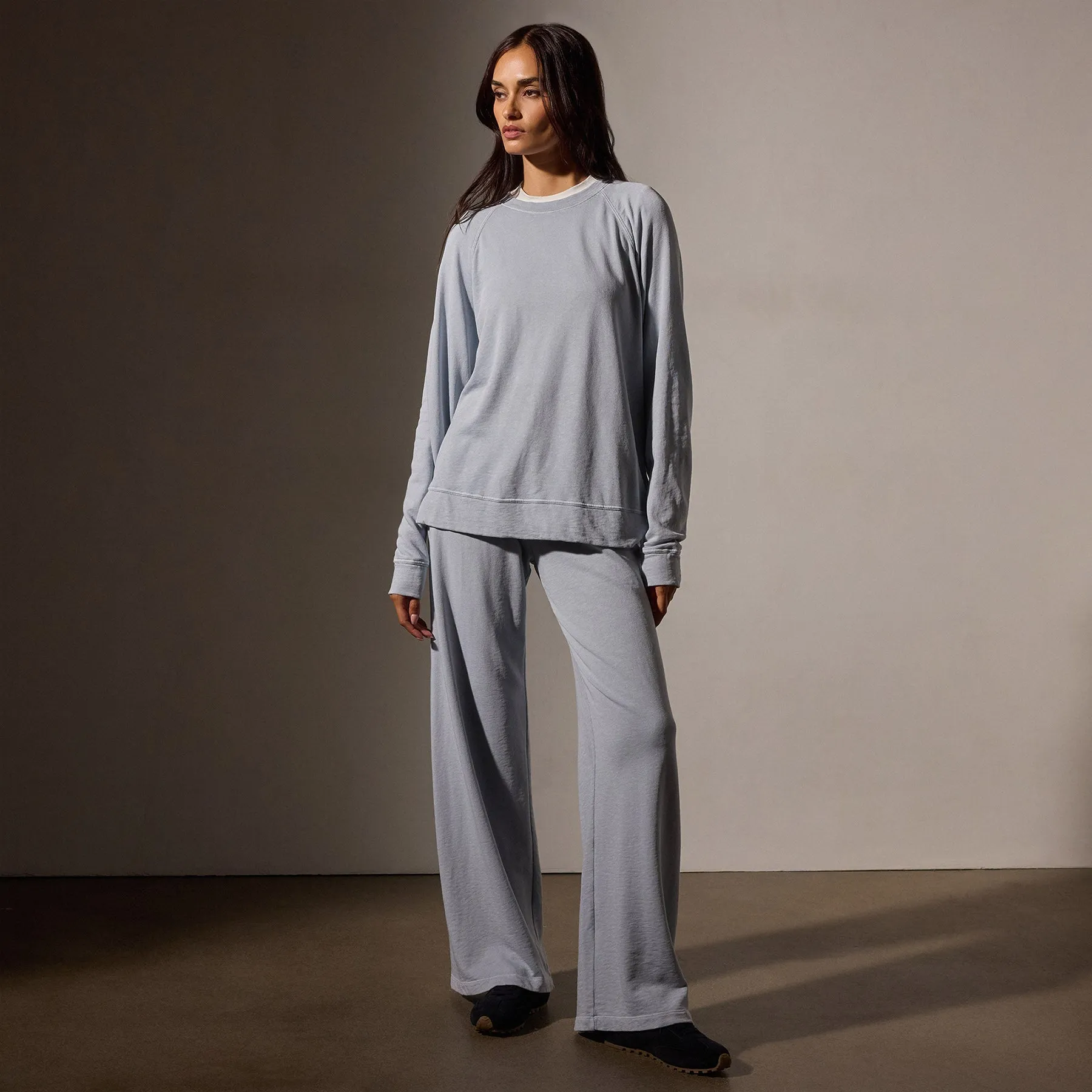 Vintage French Terry Relaxed Sweatshirt - Grey Glacier Pigment