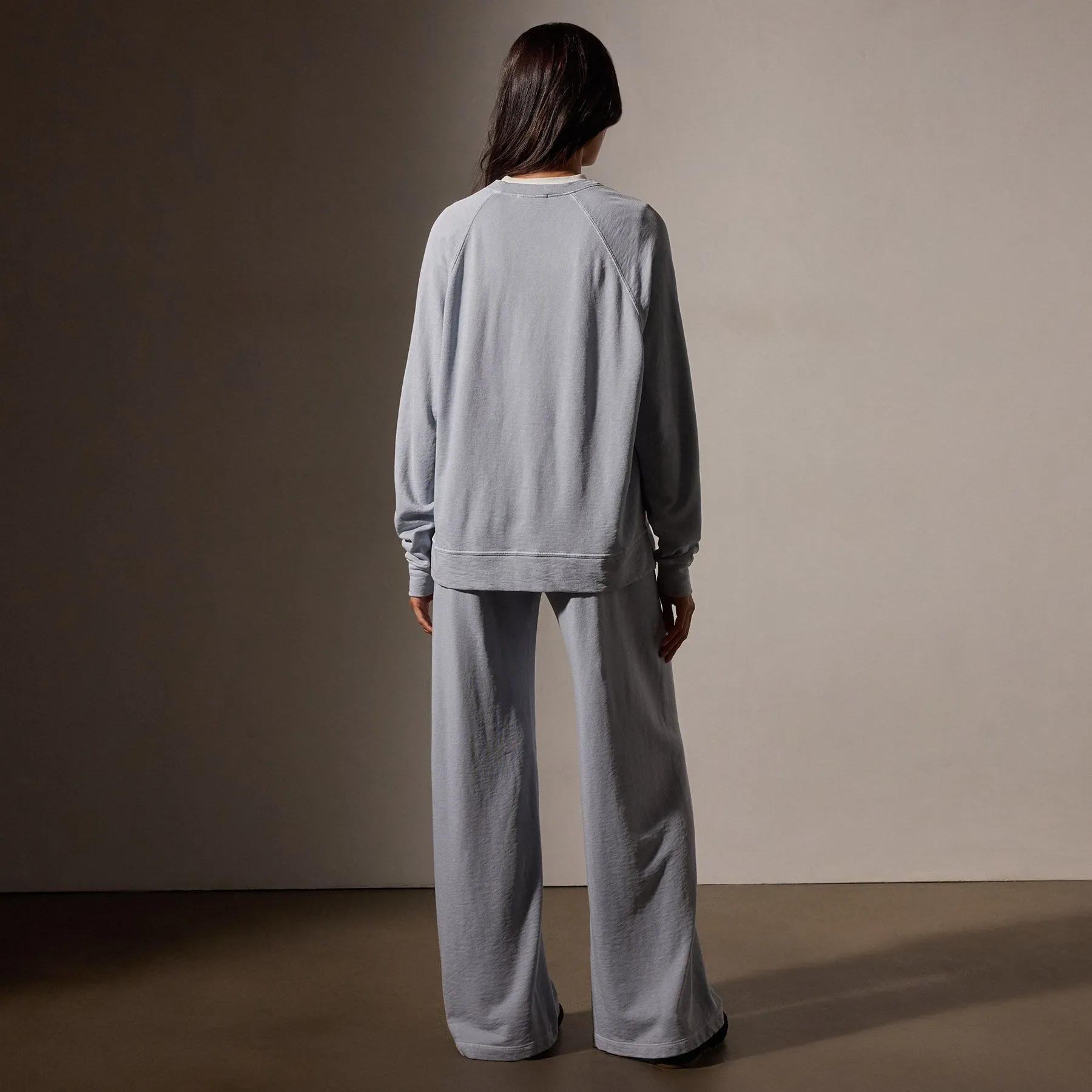 Vintage French Terry Relaxed Sweatshirt - Grey Glacier Pigment