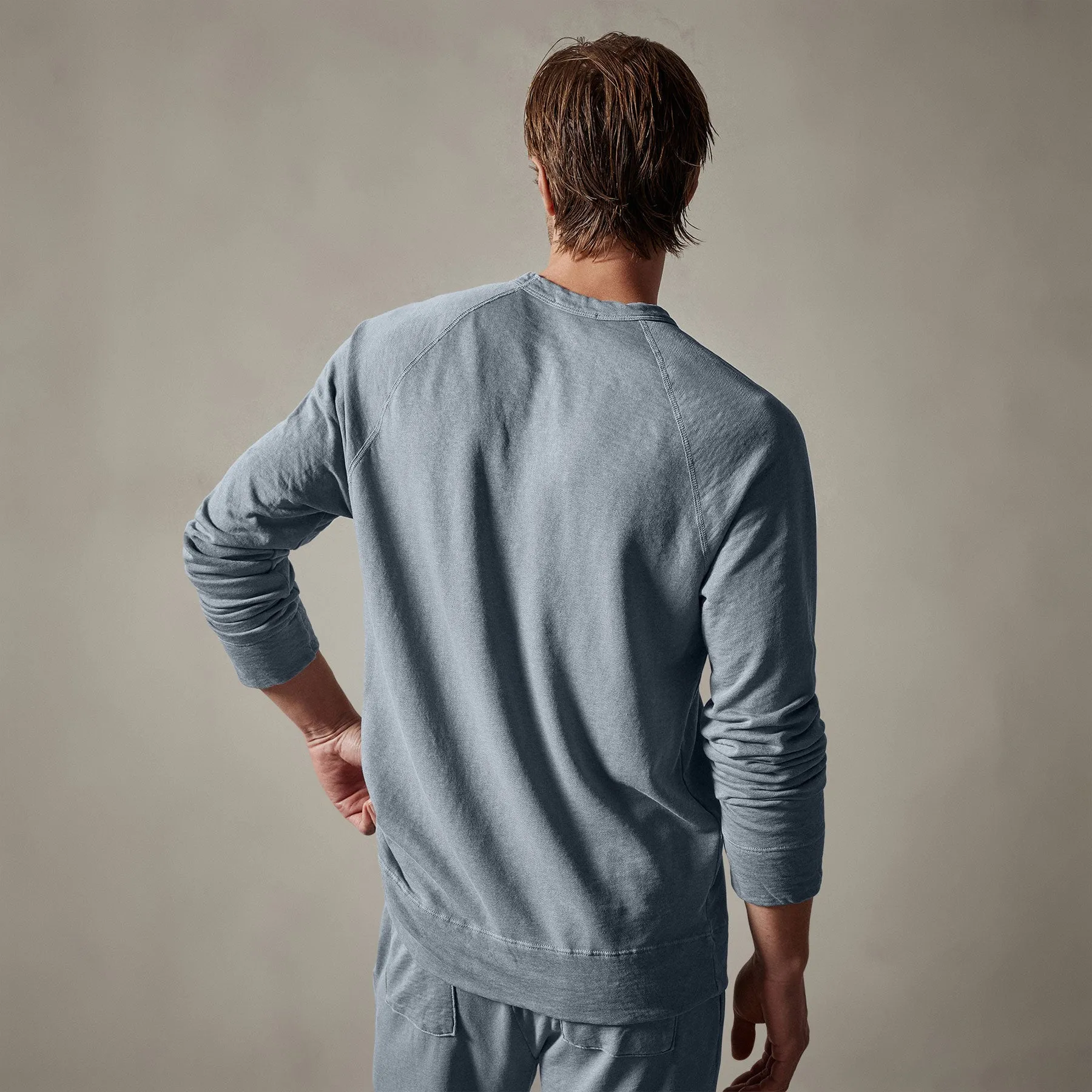 Vintage French Terry Sweatshirt - Bluestone Pigment