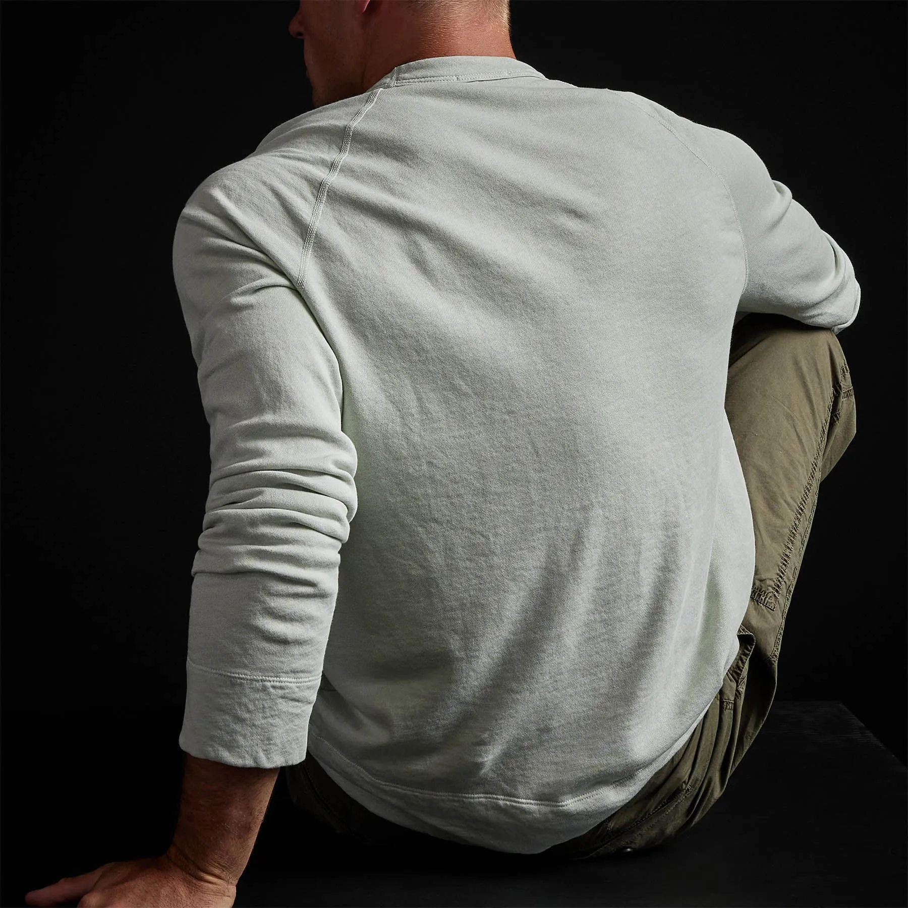 Vintage French Terry Sweatshirt - Celery Pigment