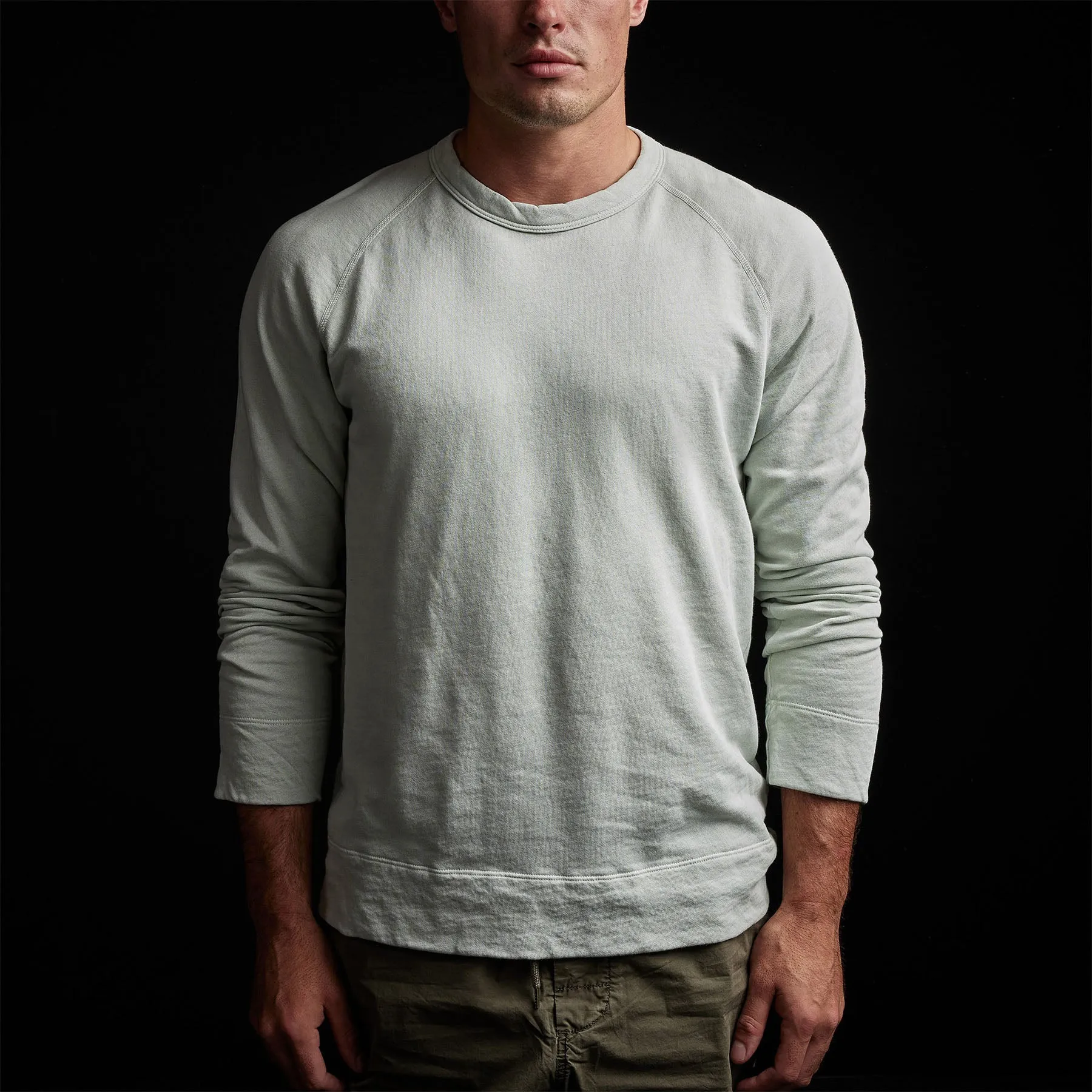 Vintage French Terry Sweatshirt - Celery Pigment
