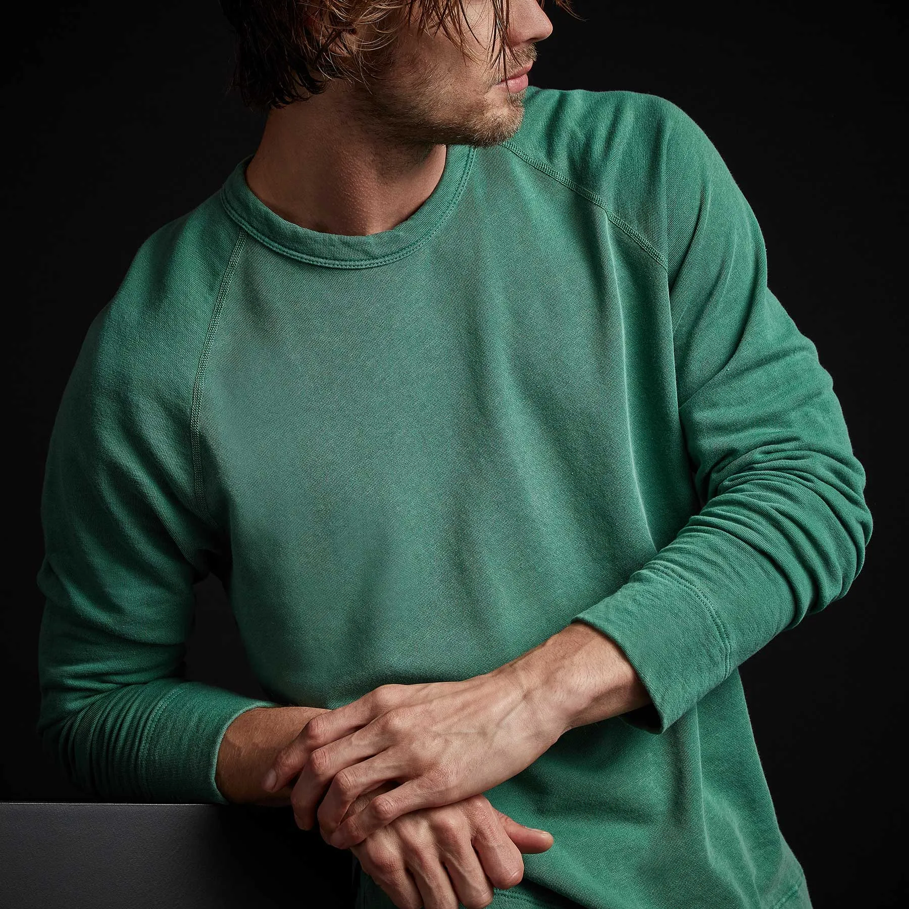 Vintage French Terry Sweatshirt - Fuji Pigment
