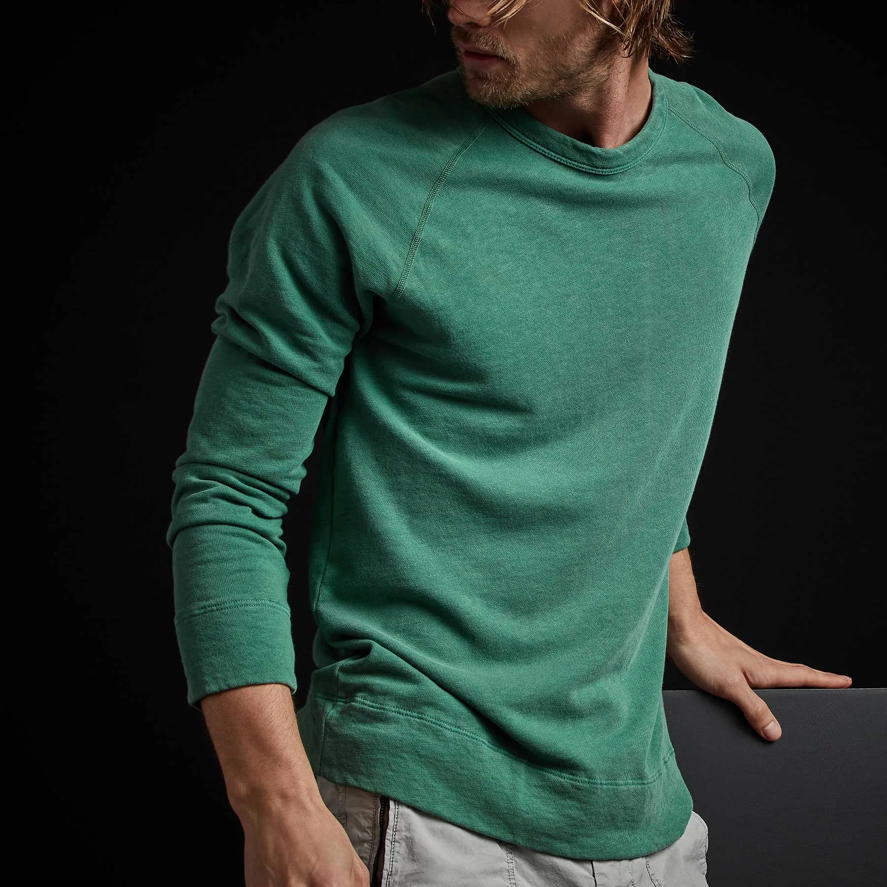 Vintage French Terry Sweatshirt - Fuji Pigment