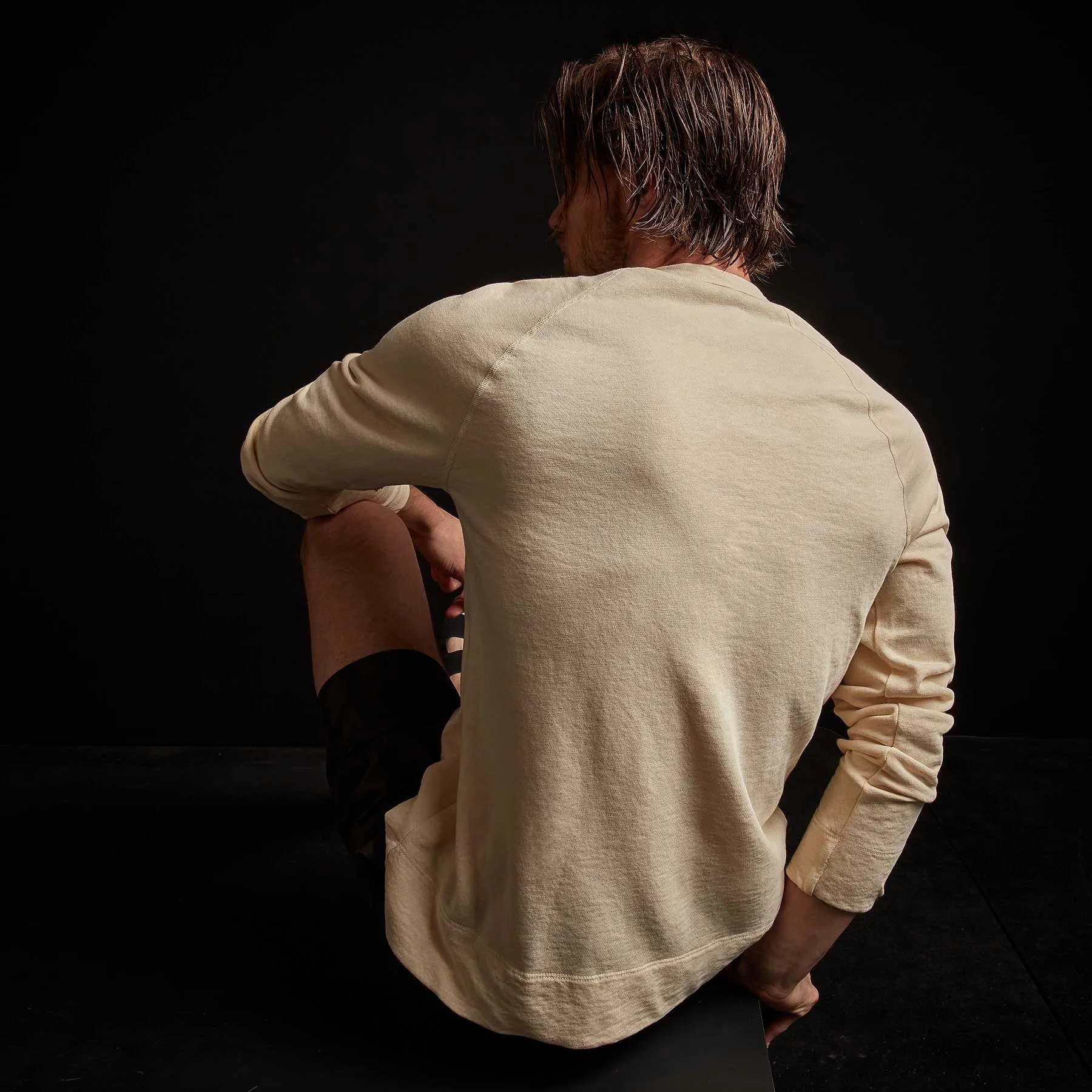 Vintage French Terry Sweatshirt - Gesso Pigment