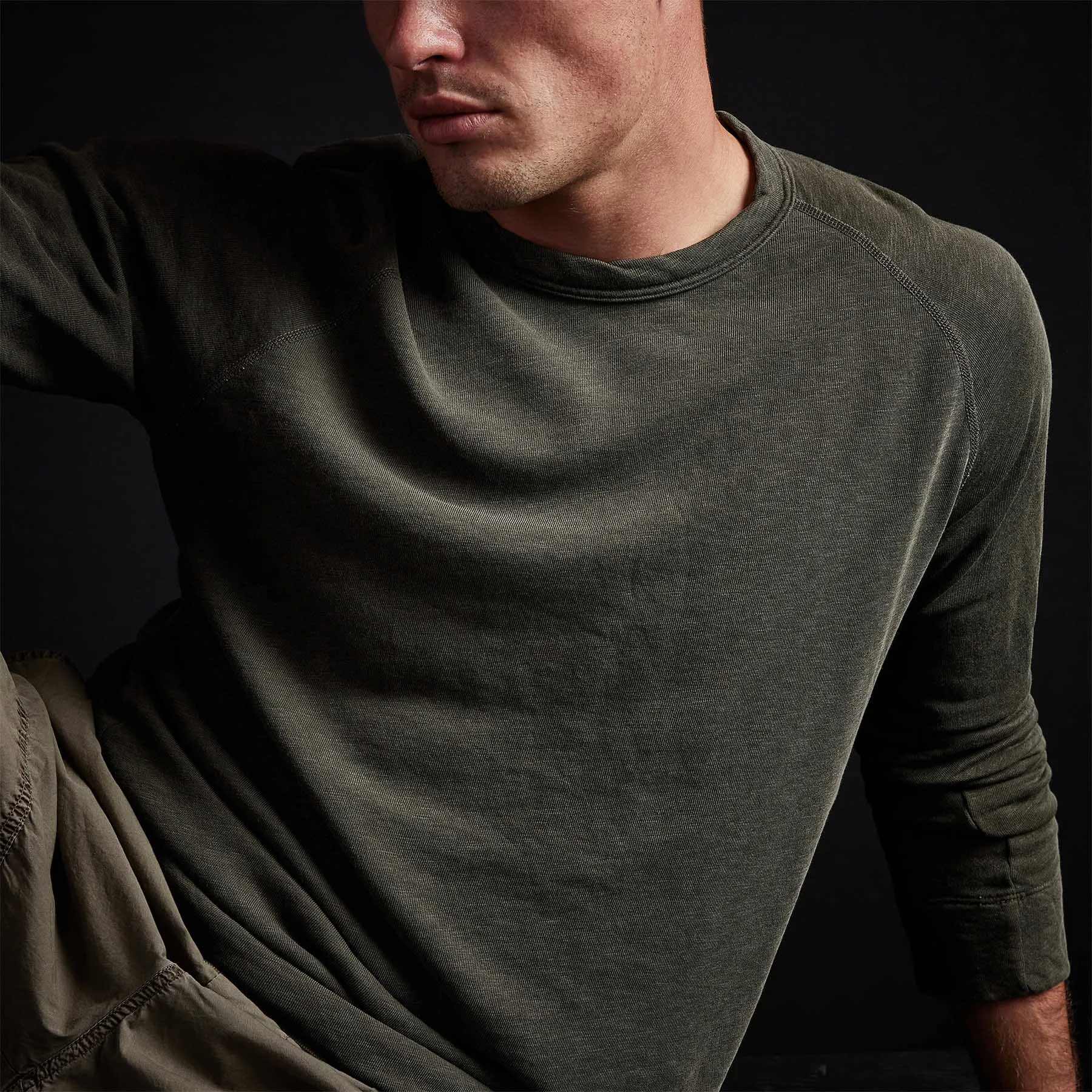 Vintage French Terry Sweatshirt - Tent Pigment