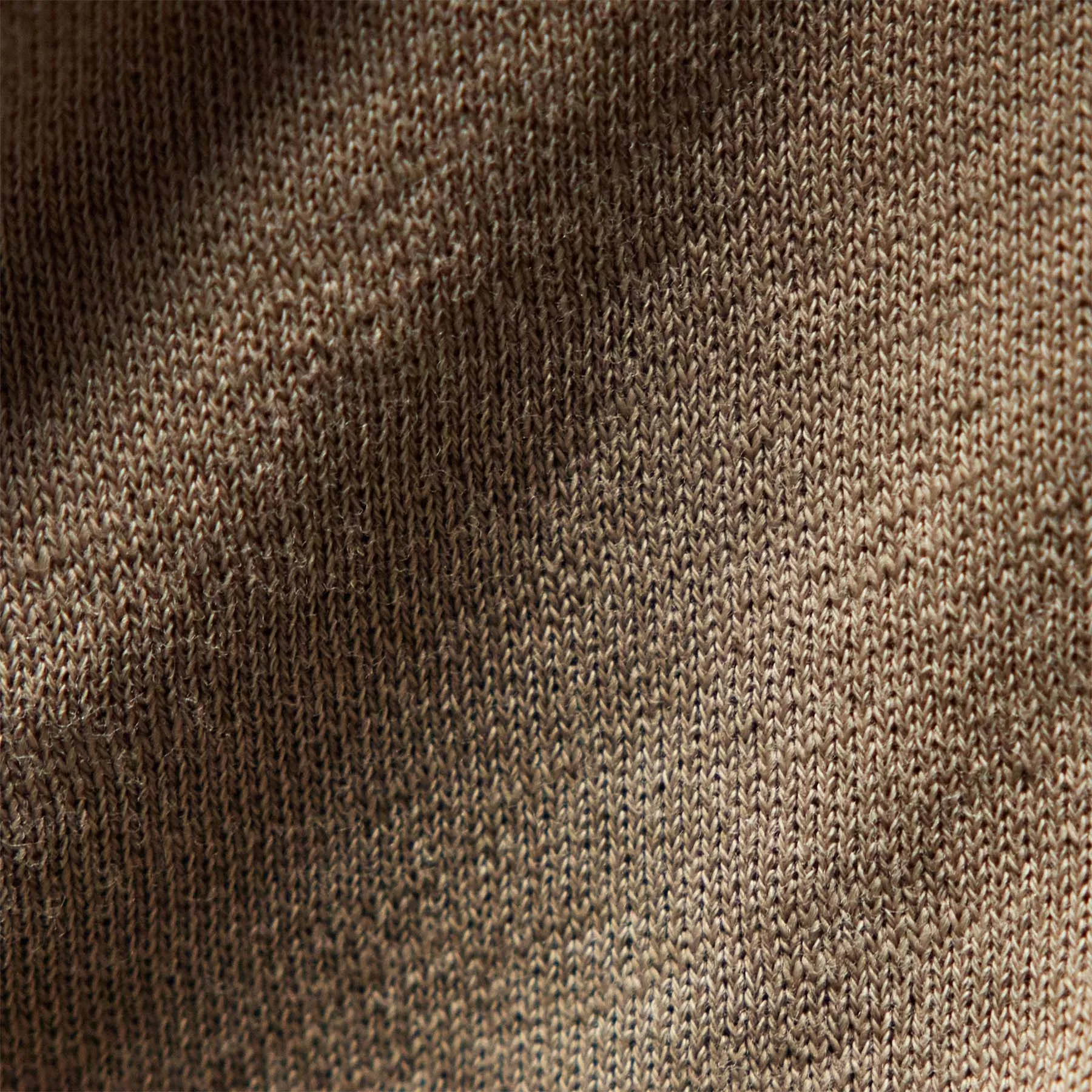 Vintage French Terry Zip Up Hoodie - Cashew Pigment
