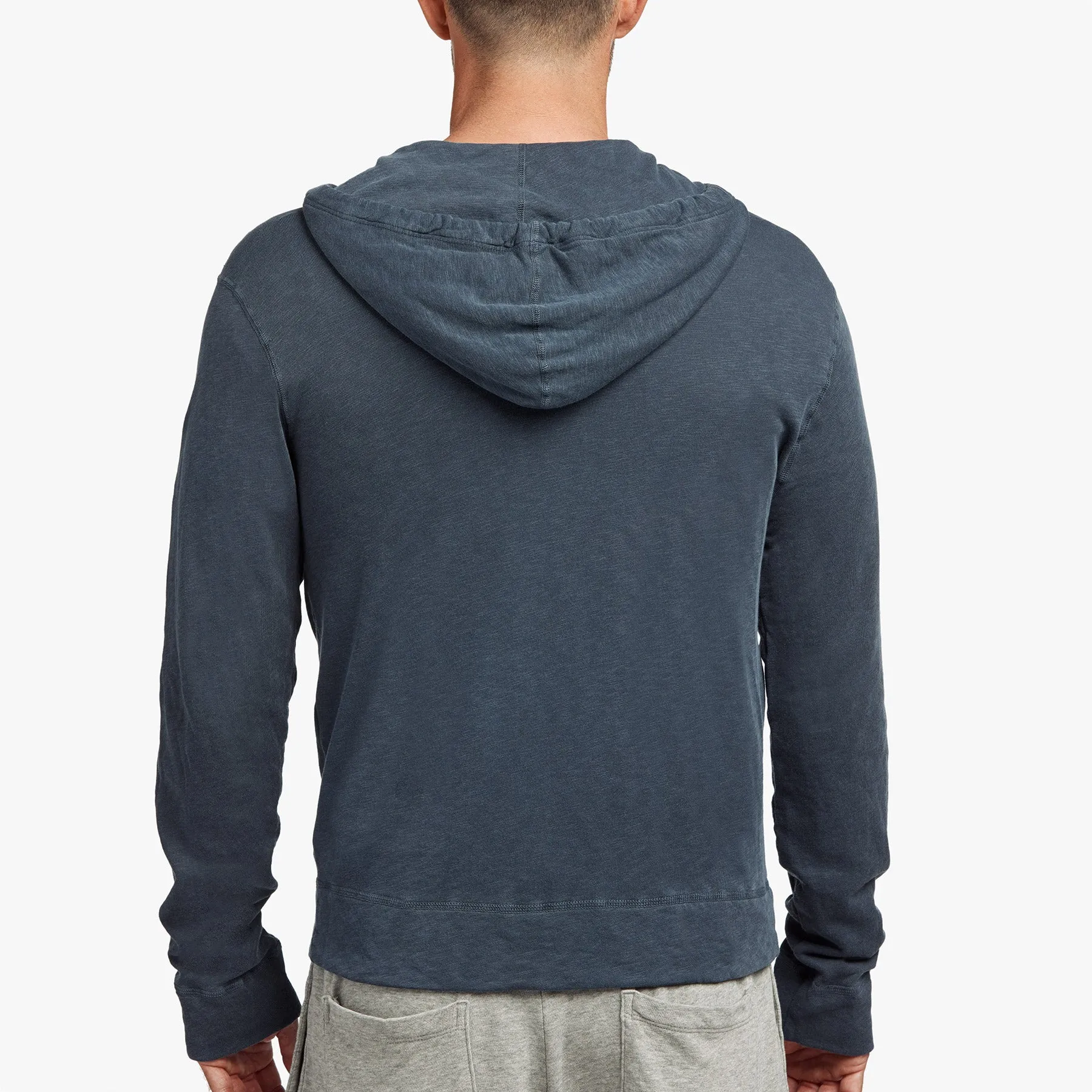 Vintage French Terry Zip Up Hoodie - Deep