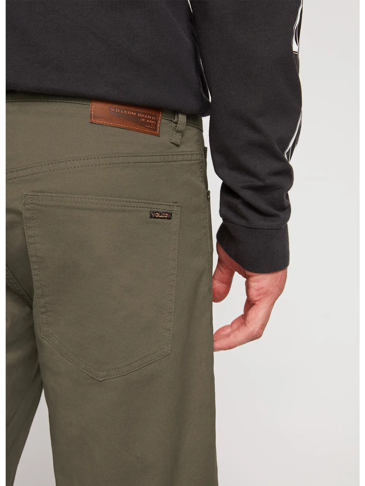 Volcom Solver Lite 5 Pocket Short - Army Green