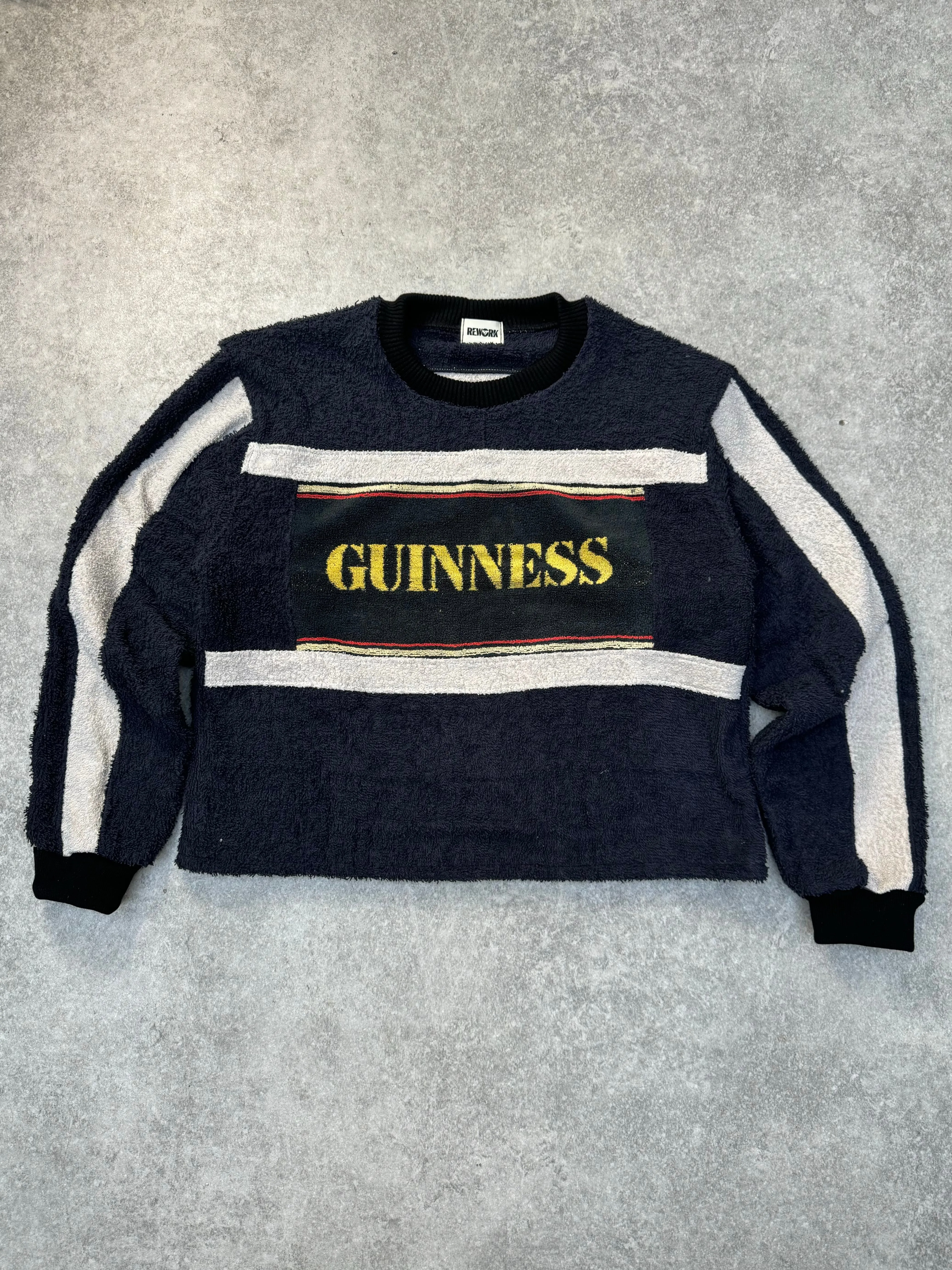 VT Rework Guiness Beer Towel Sweatshirt