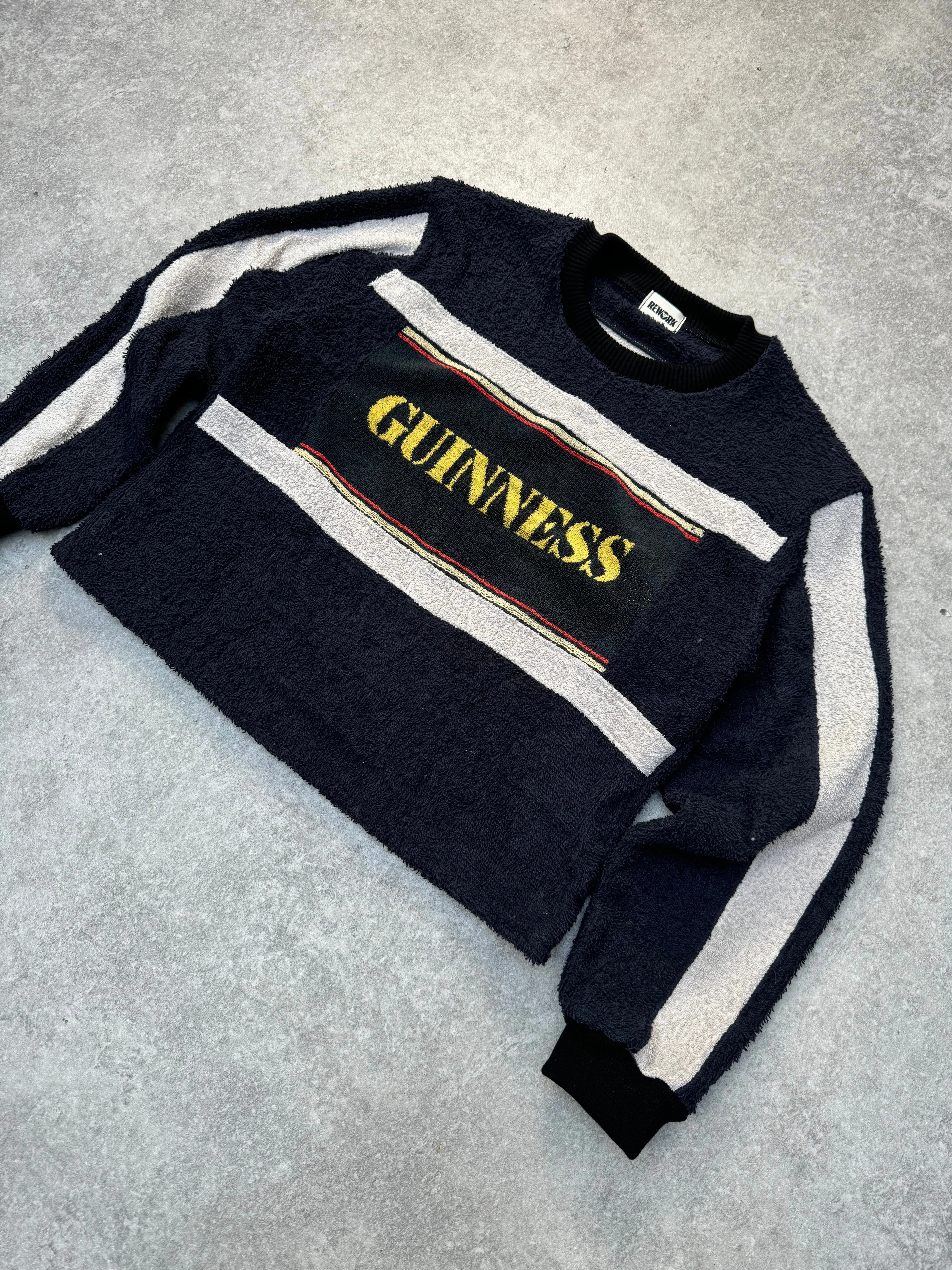 VT Rework Guiness Beer Towel Sweatshirt