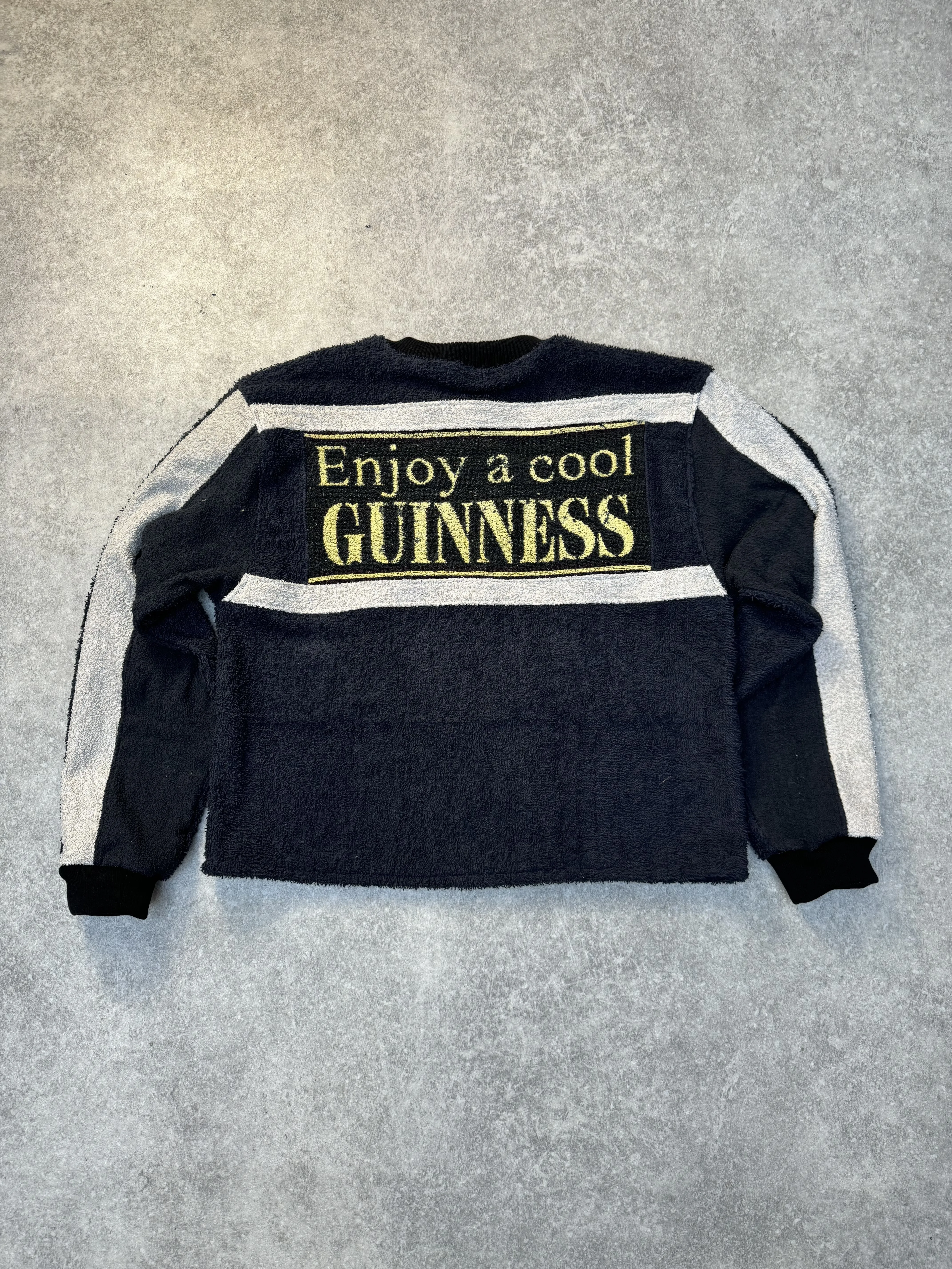 VT Rework Guiness Beer Towel Sweatshirt