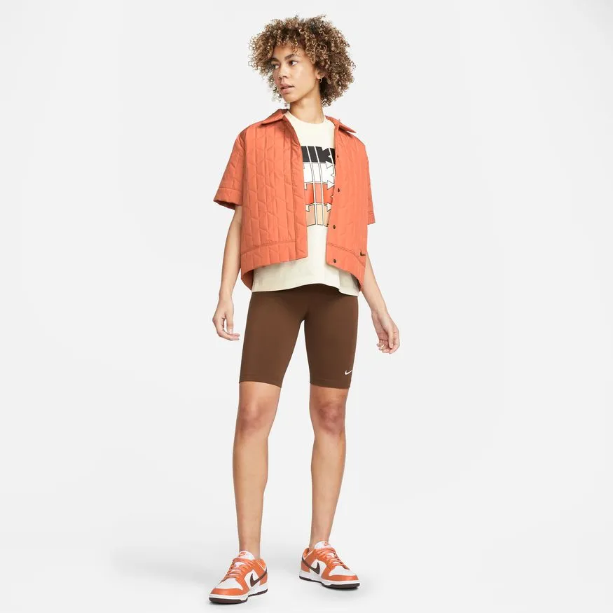W MID RISE BIKE SHORTS "CACAO WOW"