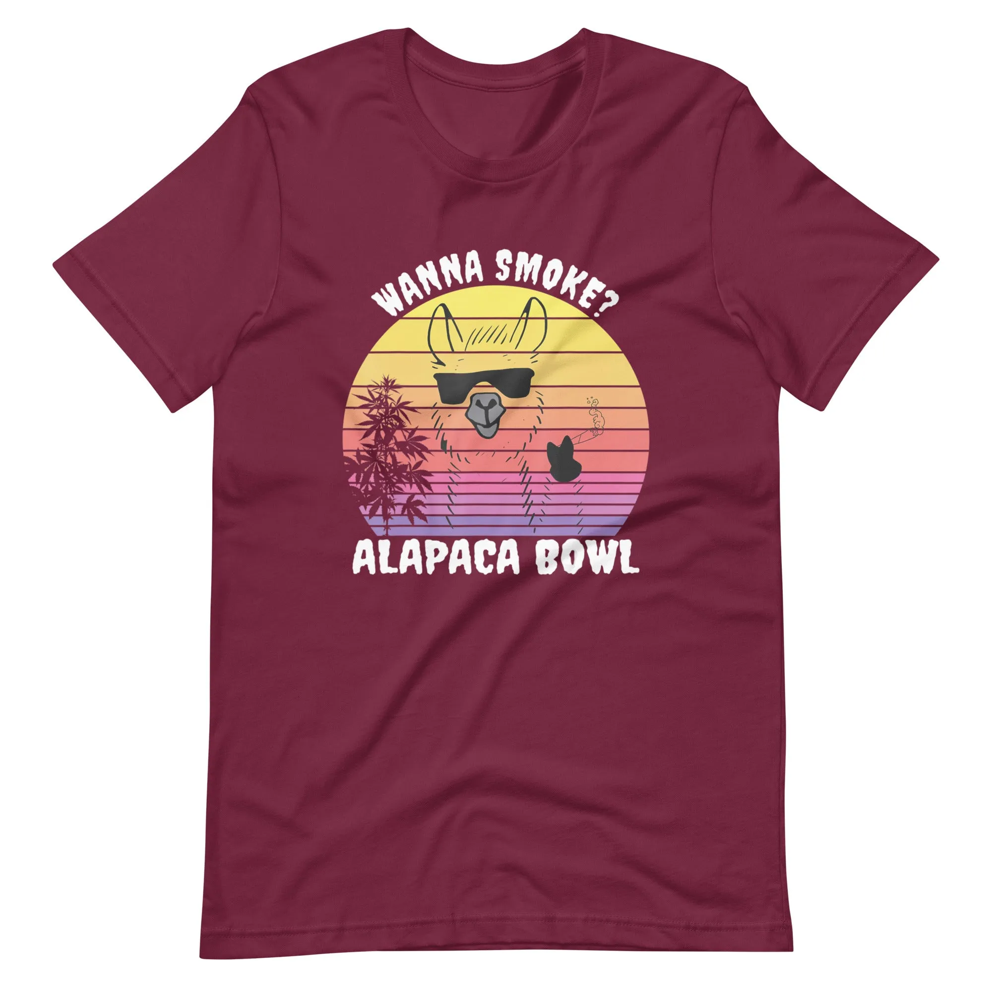 Wanna-Smoke-Alpaca-Bowl-Weed-t-shirt