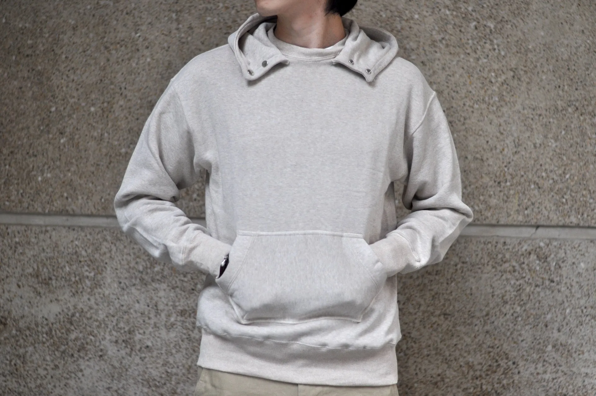 Warehouse Lot.469 10oz Loopwheeled "Chin-Snap" Pull Over (Oatmeal)
