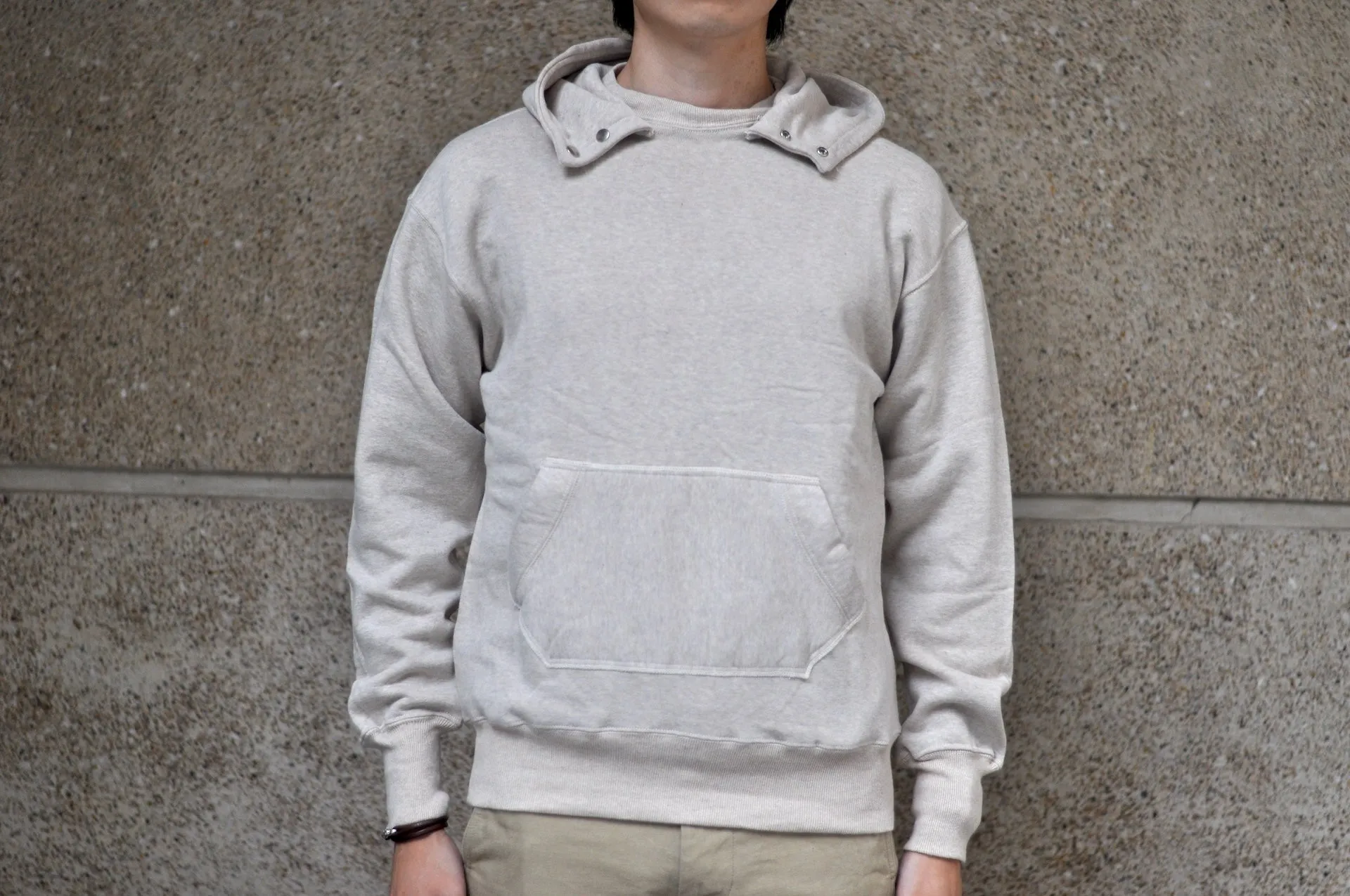 Warehouse Lot.469 10oz Loopwheeled "Chin-Snap" Pull Over (Oatmeal)