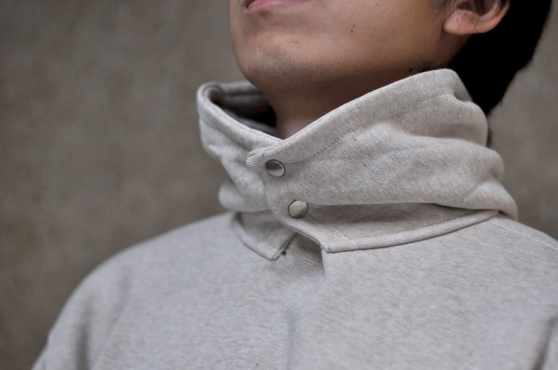 Warehouse Lot.469 10oz Loopwheeled "Chin-Snap" Pull Over (Oatmeal)