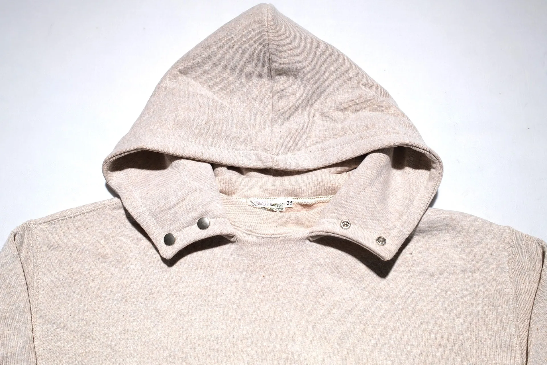 Warehouse Lot.469 10oz Loopwheeled "Chin-Snap" Pull Over (Oatmeal)