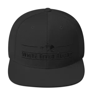 White River Black Out Snapback Hat