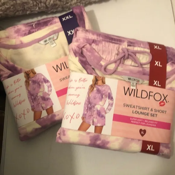 Wildfox tie dye with stars lounge set. NWT various size