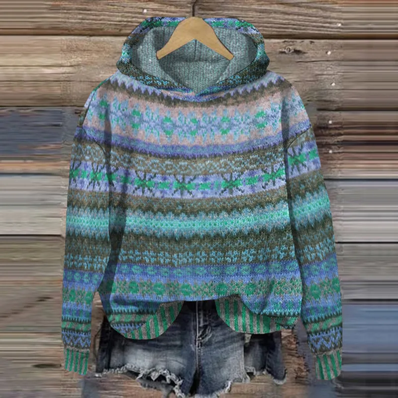 Women's knitted sweaters: colorful and cozy warm