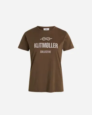 Womens logo tee - Coffee