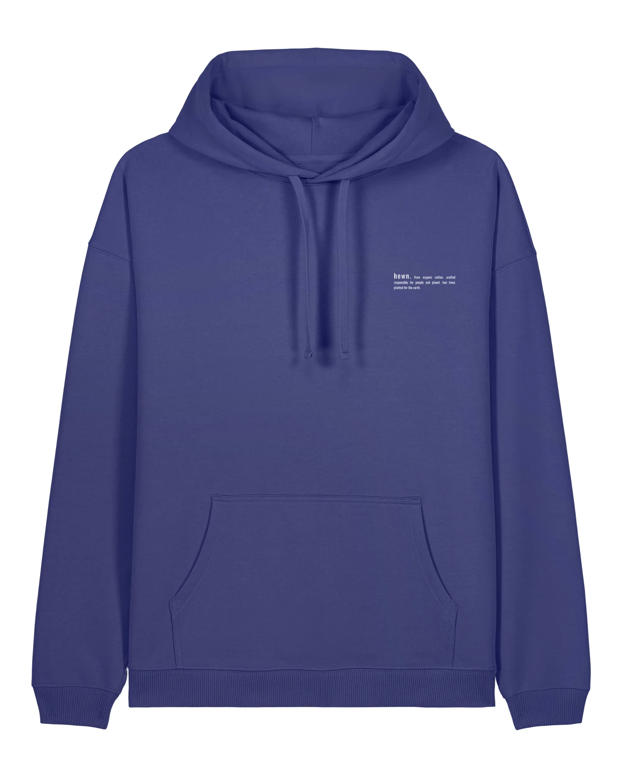 Women's Organic Cotton Signature Oversized Hoodie | Dusk Purple