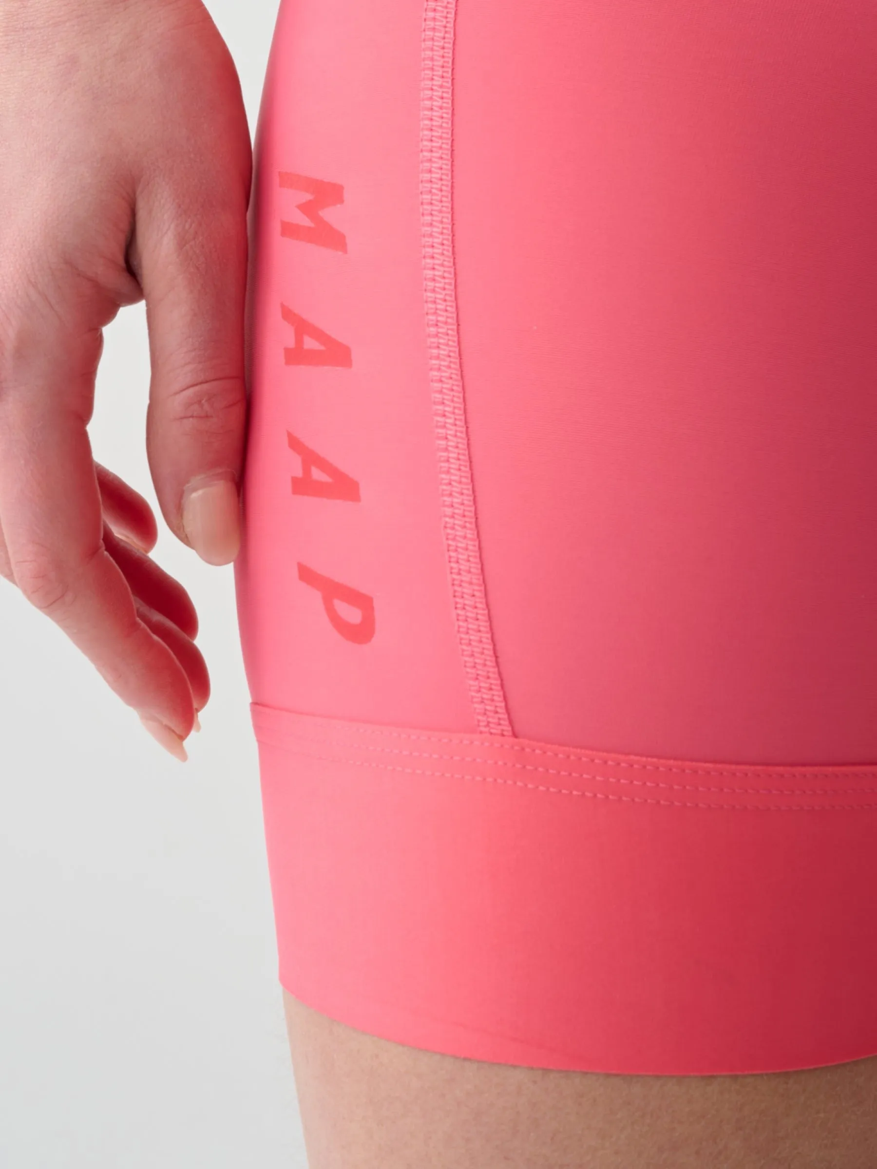 Women's Short Team Bib Evo Vivid Pink