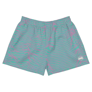 Women's Summit Shorts - Teal & Sunset Pink