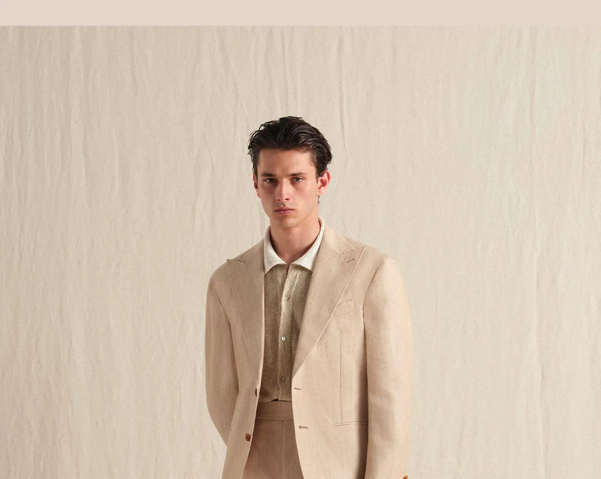 Wool Linen Suit