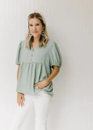 X Sage Shadows Top