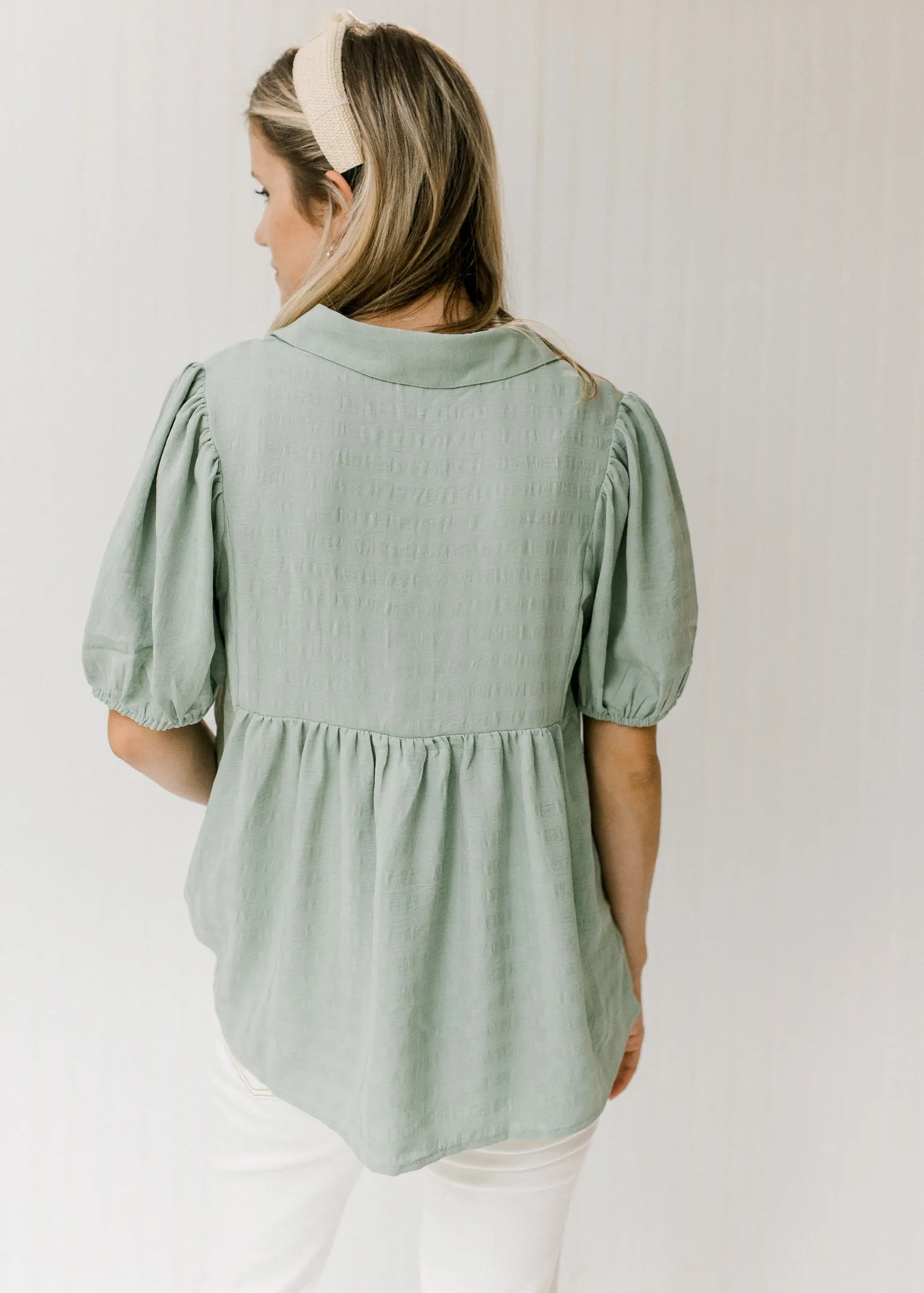 X Sage Shadows Top