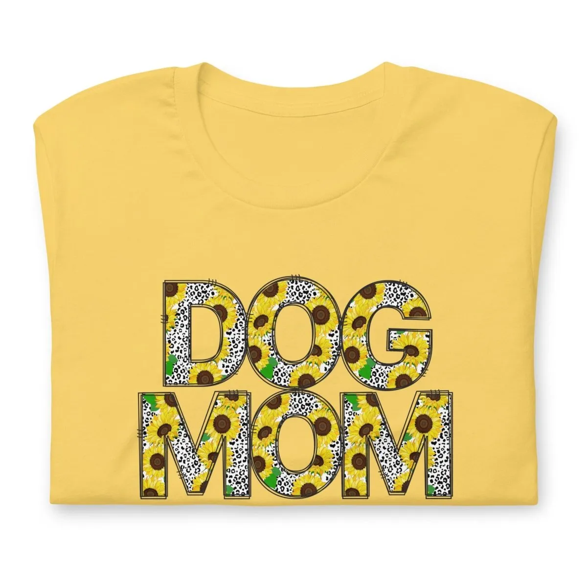 Yellow Sunflowers Dog Mom T-Shirt