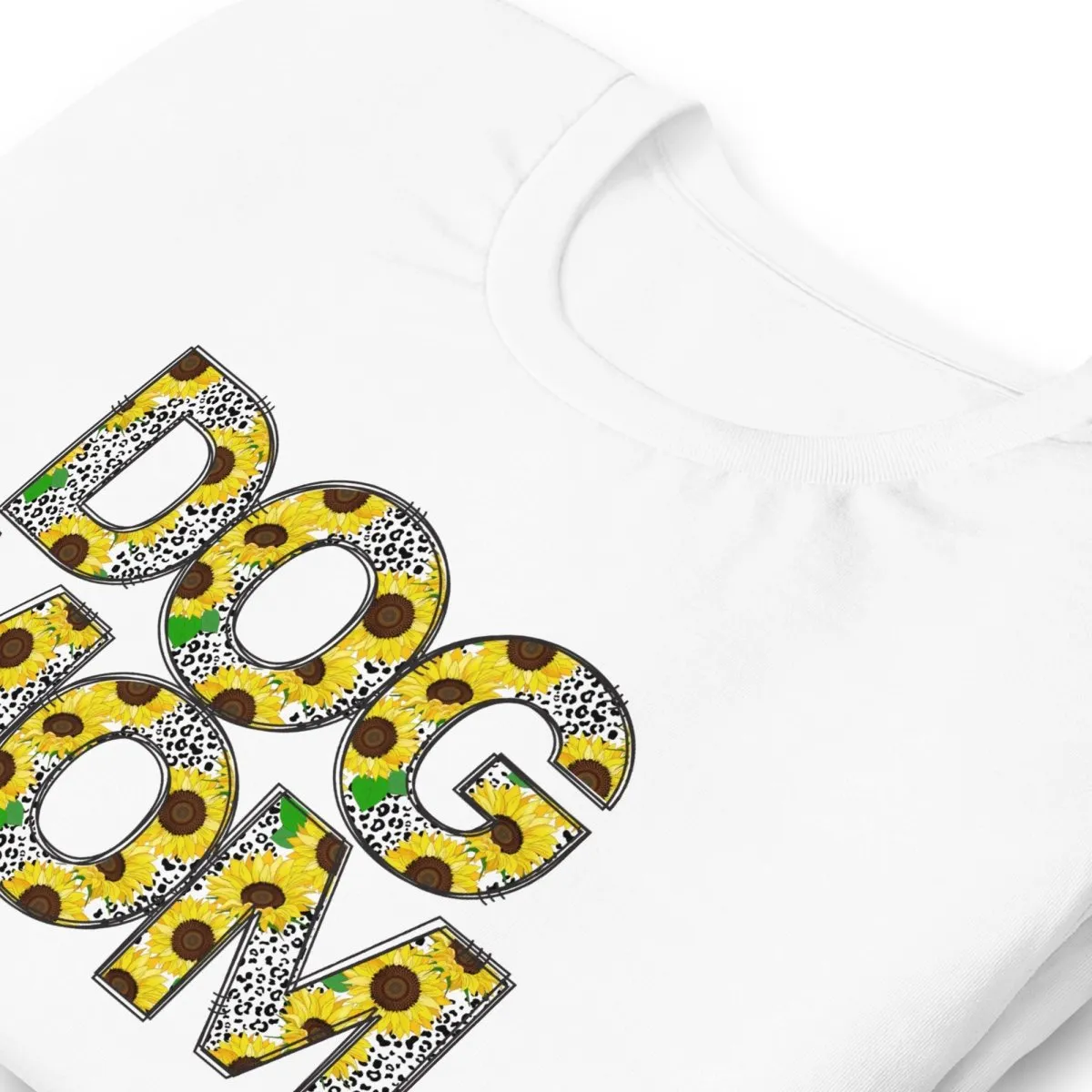Yellow Sunflowers Dog Mom T-Shirt